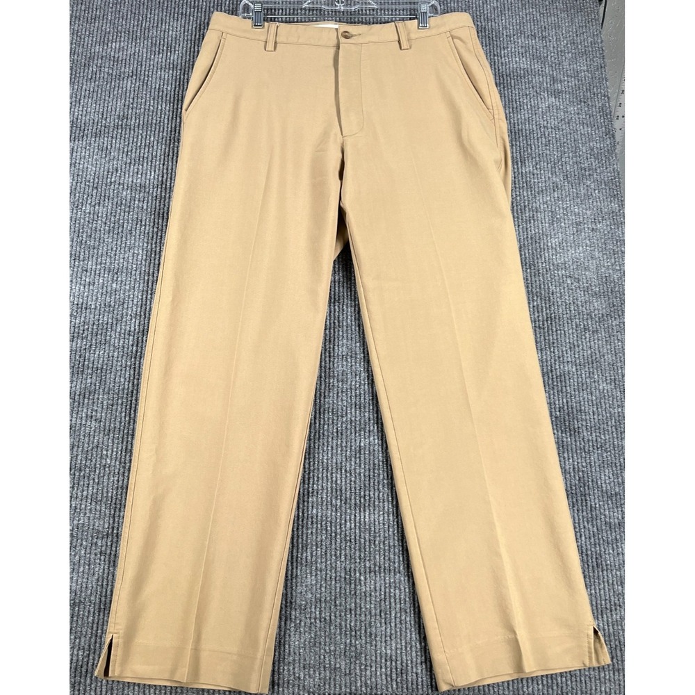 FootJoy Pants Mens 36x32 Khaki Brown Chino Performance Golf Outdoor Light